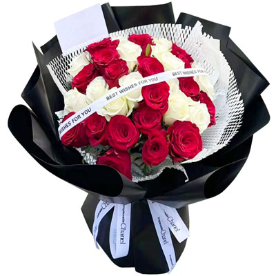新乡28朵玫瑰花混搭，充满爱的温暖